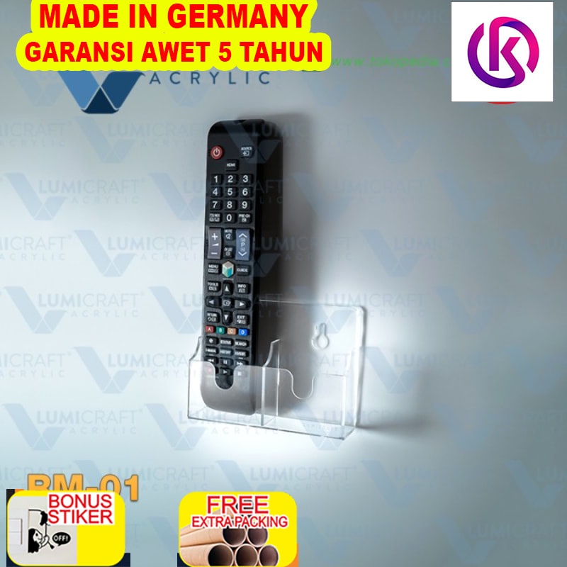 

Promo Tempat Remote AC / TV Akrilik Remot Holder Tembok Acrylic | RM-01