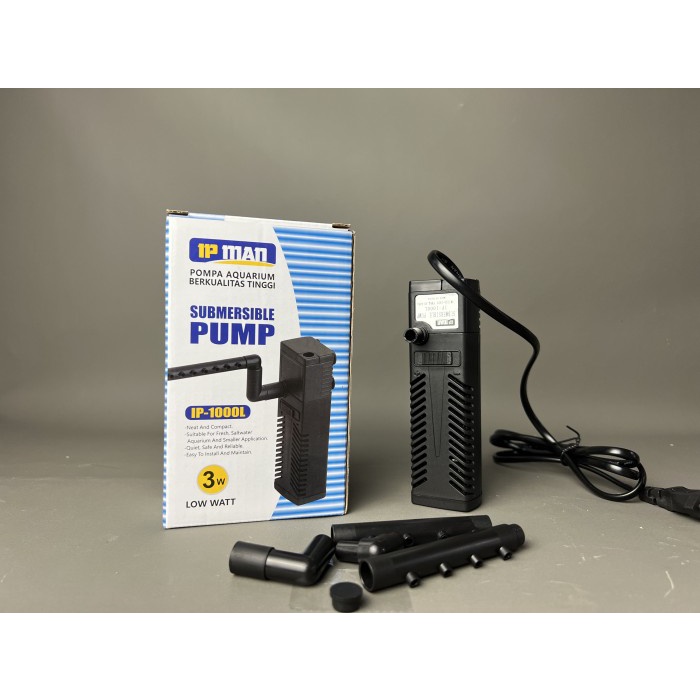 Pompa Mesin Aquarium Internal Filter IP MAN IP 1000L Low Watt 3 Watt