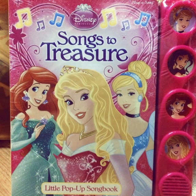 Disney Princess Songs to Treasure Pop Up Song/Sound Book