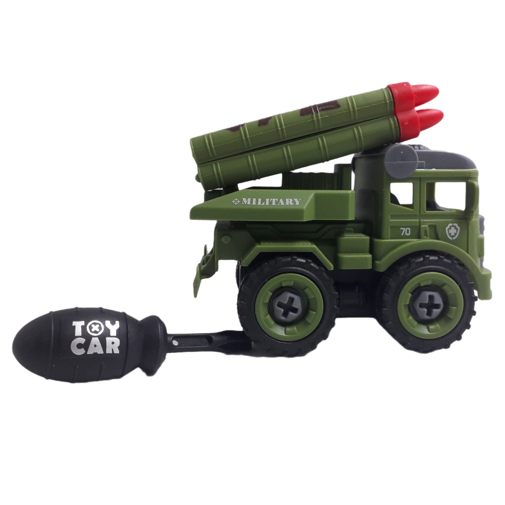 Mainan Anak DIY Obeng Military Rudal Kecil