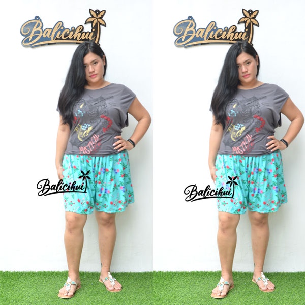 Balicihui Celana Jumbo Wanita Celana Jumbo Rumahan Celana Jumbo Santai Celana Plus Size Bigsize