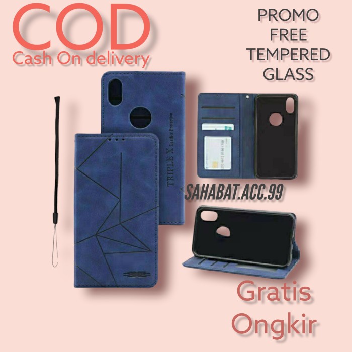 flip magnet Samsung A51/ sarung Samsung A51/ flip cover Samsung A51 - Hitam