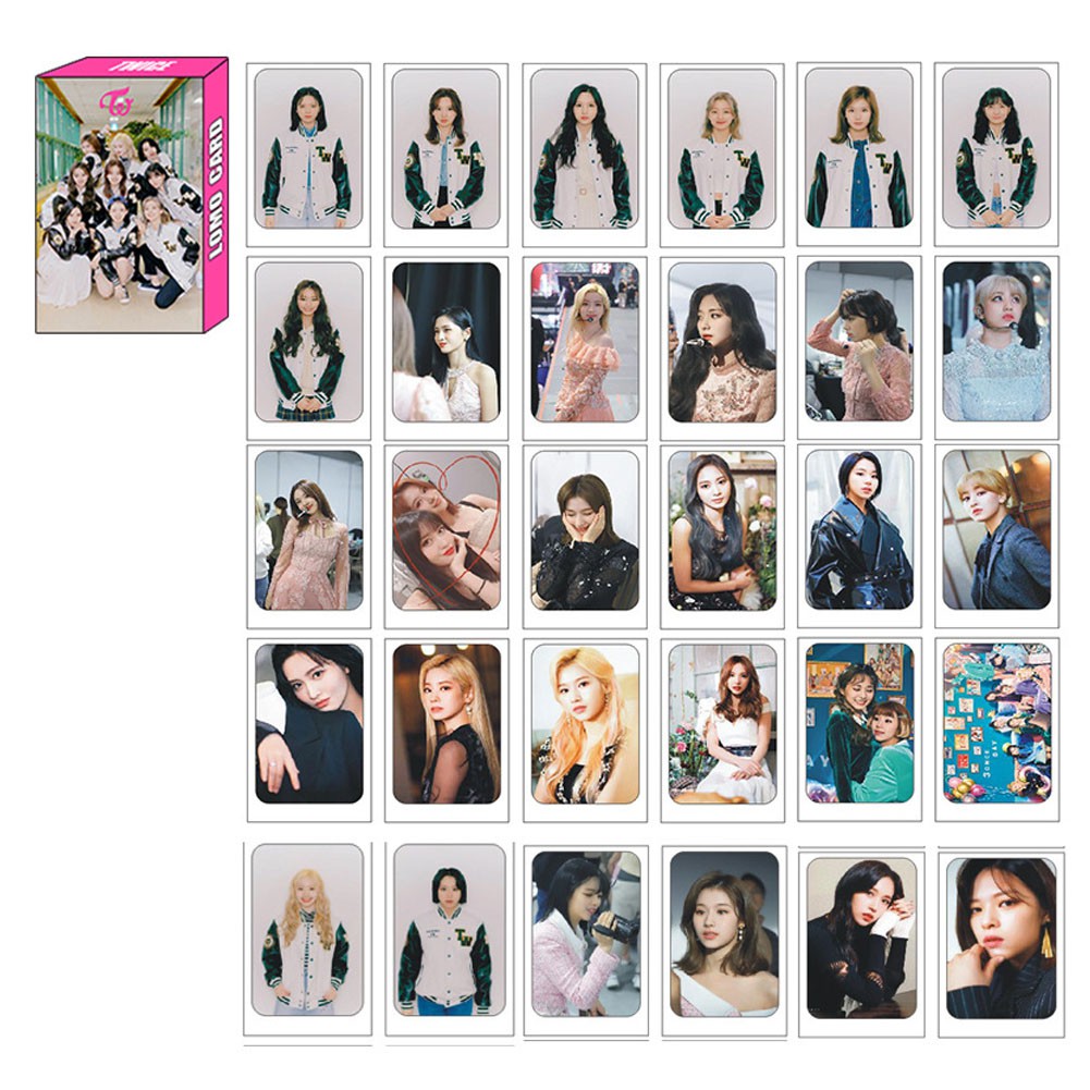 30pcs Kartu Lomo Foto Polaroid Blackpink/Twice Untuk Hadiah/Koleksi