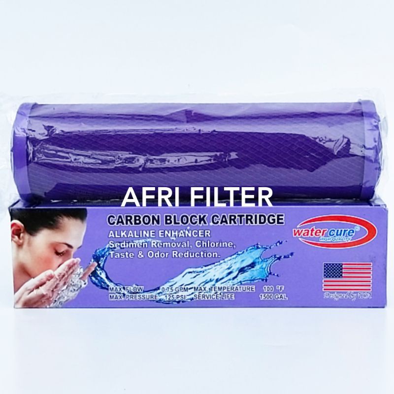 Filter Air Parts / CTO ALKALINE ENHANCER WATERCURE 10&quot; Carbon Block