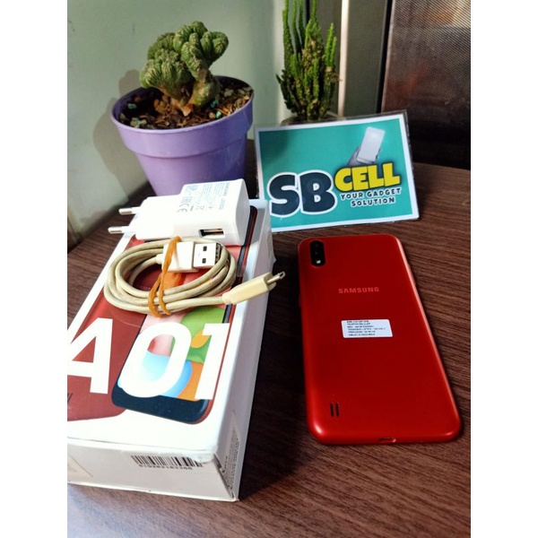 SAMSUNG A01 2/16GB SECOND/BEKAS FULLSET ORIGINAL