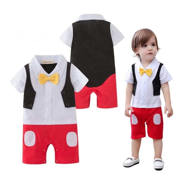 Mickey mouse baby costume bayi anak balita kostum mickey cosplay