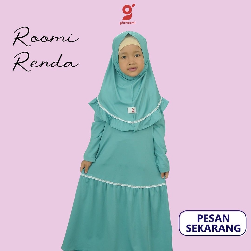 GAMIS ANAK GHOROOMI RAMPLE SYARI DRESS ANAK BUSANA MUSLIM 1 TAHUN - 5 TAHUN