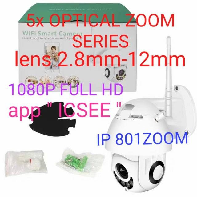 IP CAM PTZ ZOOM OPTICAL 5X ZOOM 1080 FULL HD