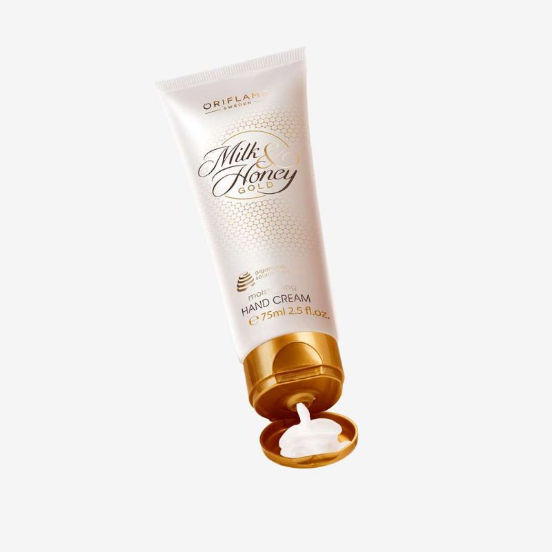 Milk &amp; Honey Gold moisturising Hand Cream//Milk &amp; Honey Gold Smoothing Sugar Scrub Small Pack 75gr