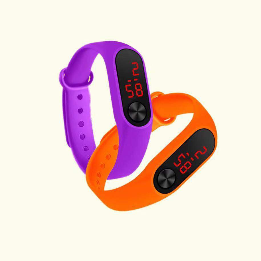 Jam Tangan Led Sport Digital Watch Wanita Pria Karet Anak Sekolah Murah Import Fashion Grosir/COD