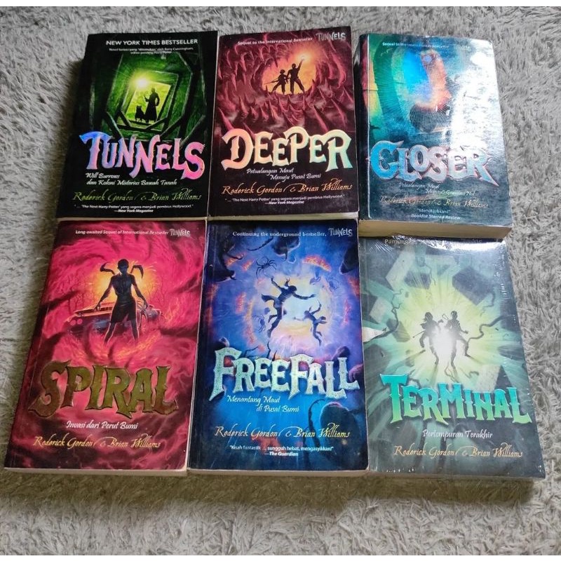 Tunnels Series by Roderick Gordon & Brian Williams