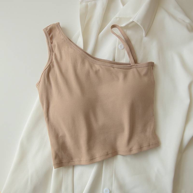Likesun- atasan wanita  BRA crop top dengan busa -pakaian wanita dalaman cewek korea tank top dengan cup bra56