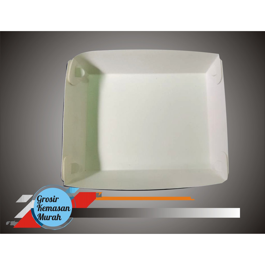 Paper Tray makanan uk. M, Tempat Burger, Tempat Kentang Goreng, Box Burger & Kentang