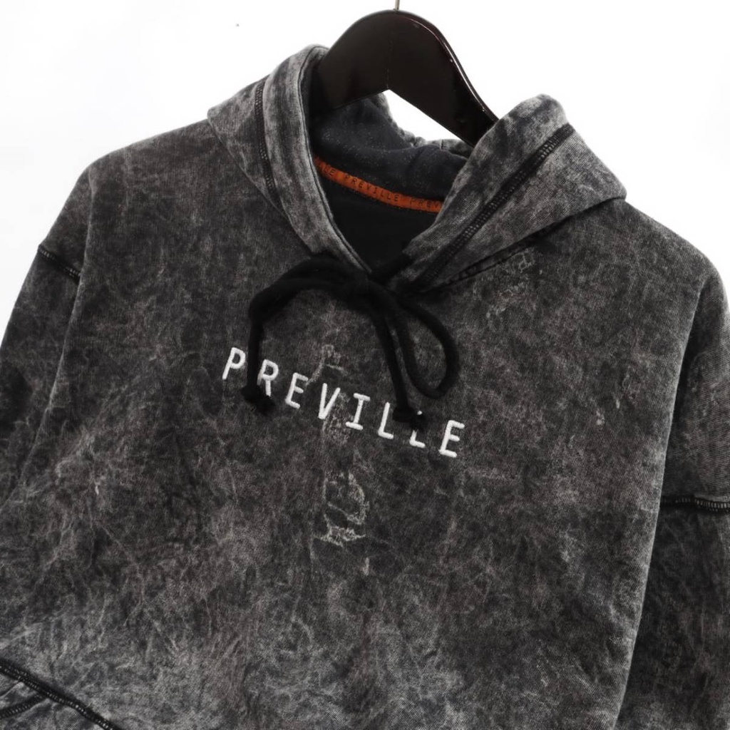 Sweater Hoodie sandwash Sweater Hoodie PREVILLE SANDWASH POLOS / Hoodie Pria / Hoodie Available Casual Good Brand Quality (Fulltag) Realpict