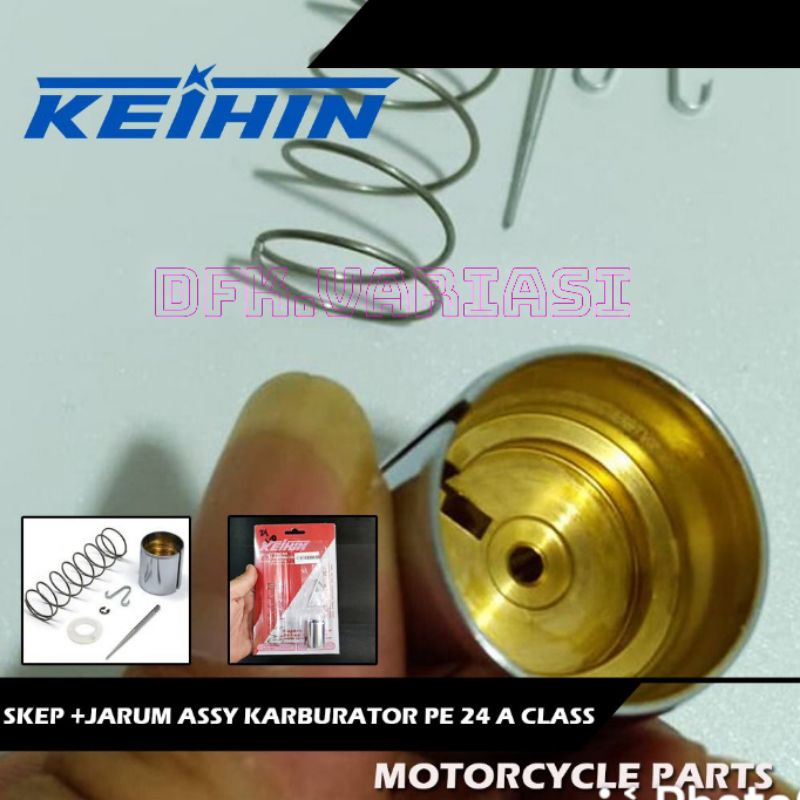 Skep Pe 24 Kuningan skep + jarum pe 24 karburator Kuningan anti karat