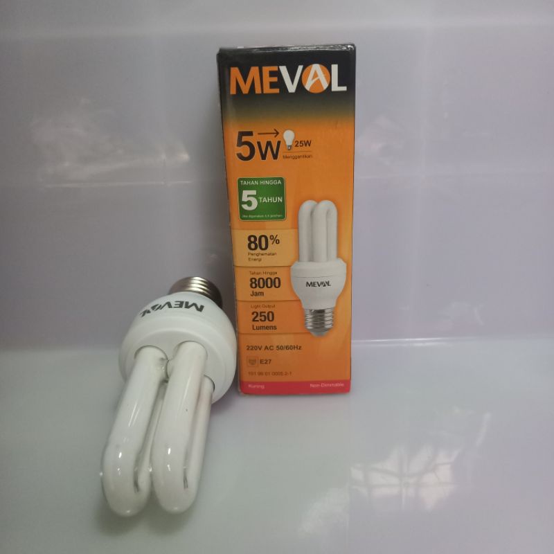 LAMPU SUMPIT / KACA MEVAL 5 WATT