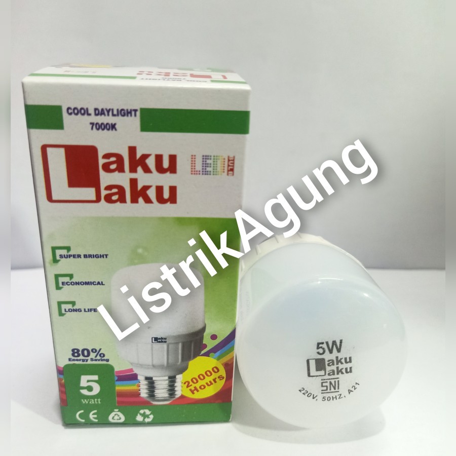 Lampu Bohlam Led 5w Kapsul Laku Laku T Bulb SNI