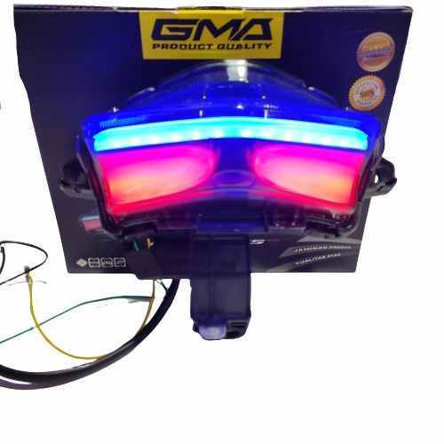 Lampu stop Belakang Yamaha Aerox 155 Led 3in1 Original JPA stop lamp Aerox JPA SenLed Tabung