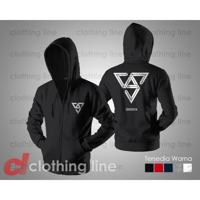 HOODIE ZIPPER SEVENTEEN KPOP