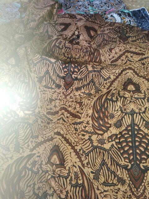 Asifa Batik Hrb026 Kenongo Kemeja Tosca Pendek Pekalongan Padi M L Xl Sogan Tulis Halus Kemeja Batik