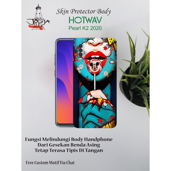 Garskin HP Hotwav Pearl K2 2020 Motif woman - Free Custom Motif Via Chat