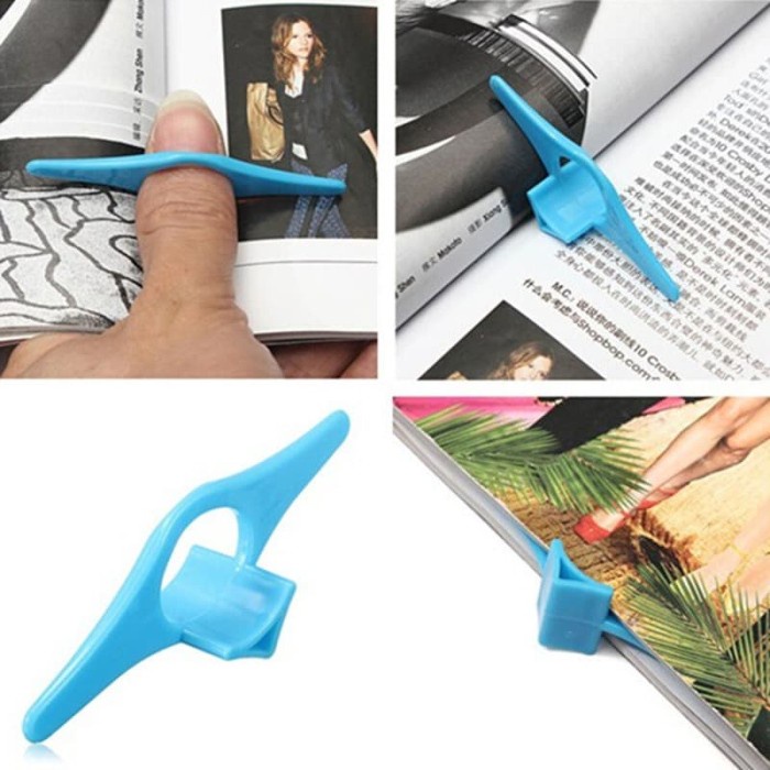 

Plastic Thumb Book Holder Page Marker