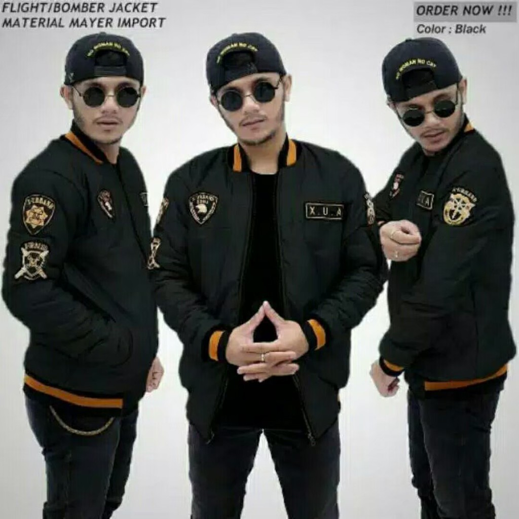 TERMURAH!! JAKET BOMBER PILOT XUA