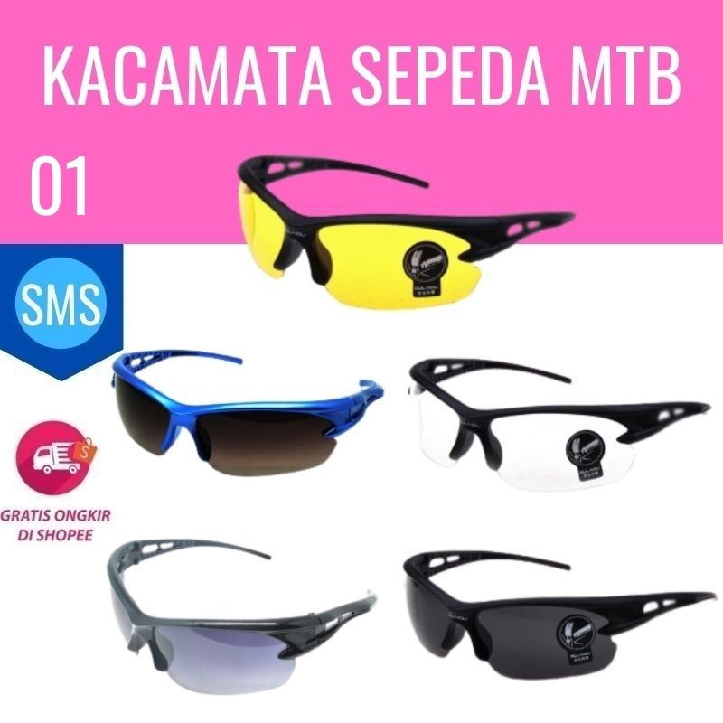 Kacamata Sepeda MTB Lensa Mercury Aksesoris Sepeda