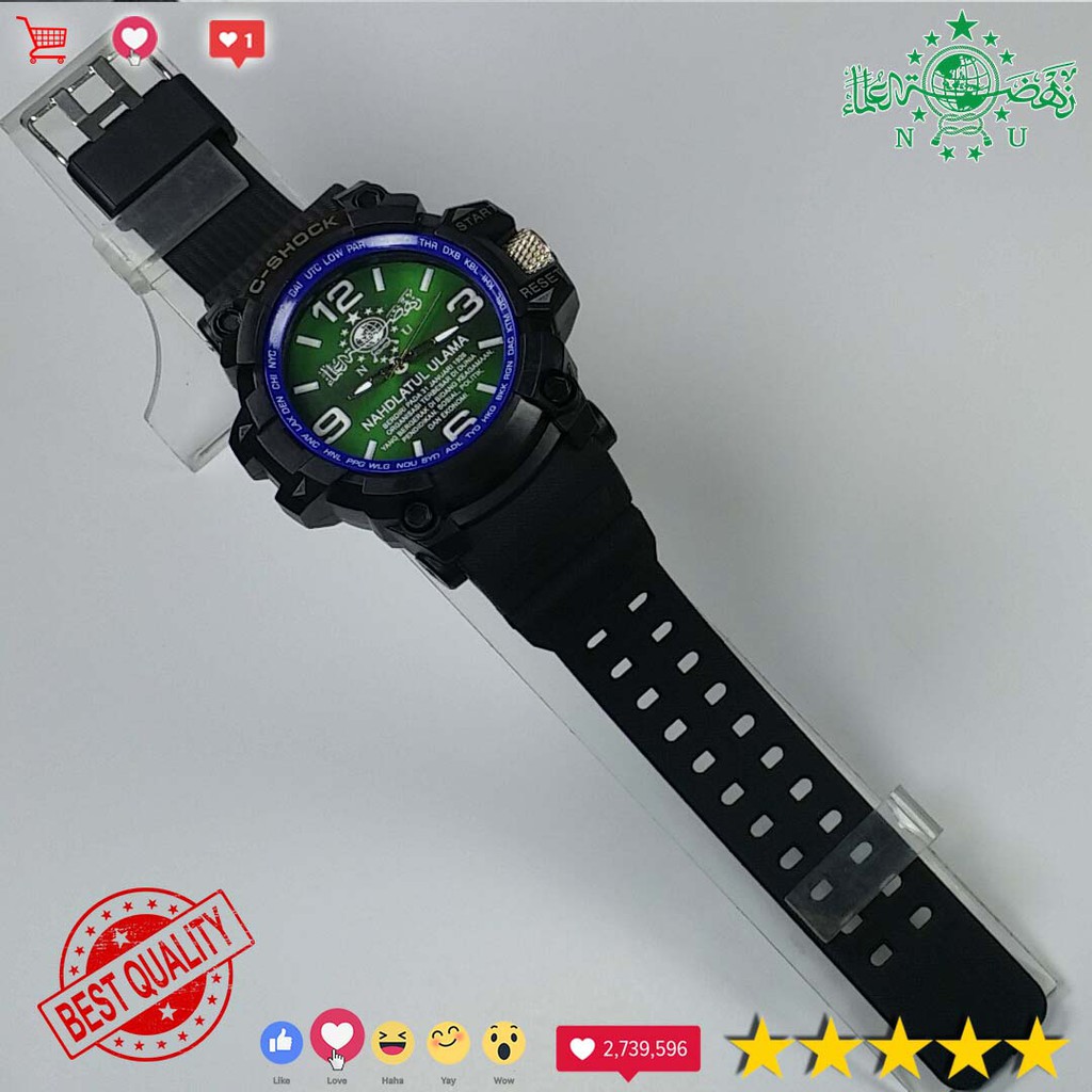 (LIMITED EDITION) JAM TANGAN NAHDLATUL ULAMA {LIST BIRU}