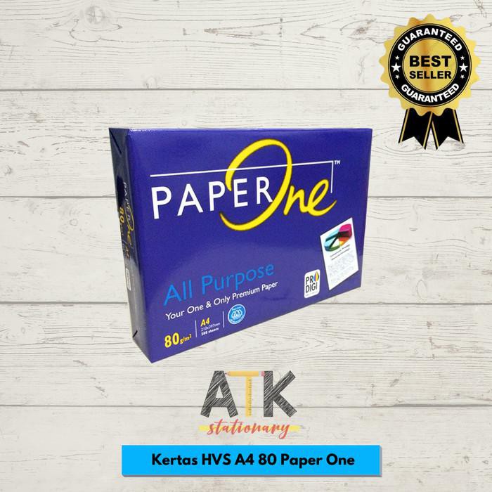 

Kertas / Kertas Fotocopy A4 80 Gram Paper One Atk