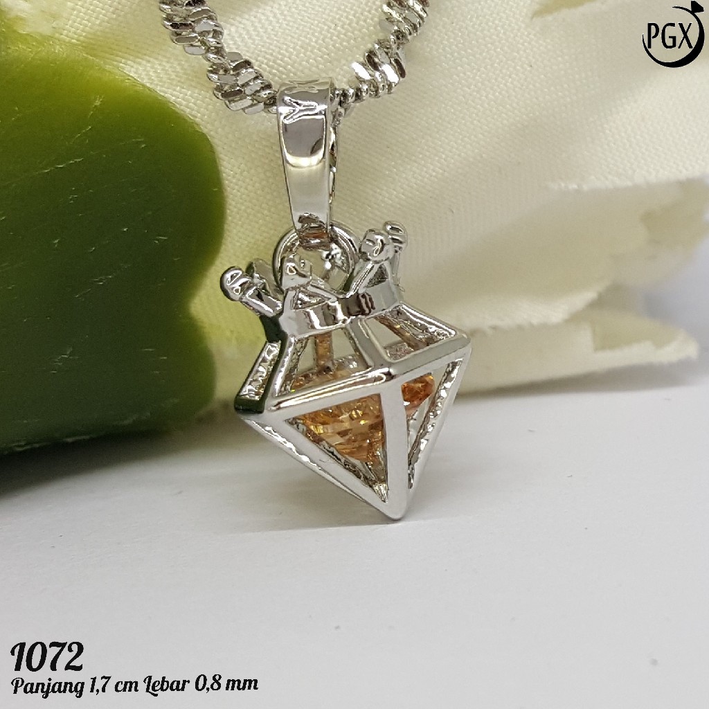 PGX Liontin Kalung Xuping Wanita Aksesoris Fashion Perhiasan Lapis Emas  - I072