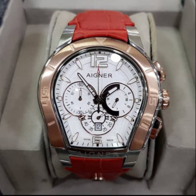 JAM TANGAN PRIA/ AIGNER PALERMO A-58500 PREMIUM AAA, GARANSI 1 TAHUN