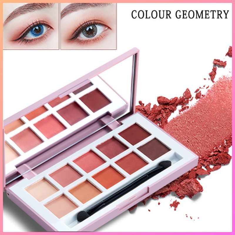 Medan Termurah eyeshadow for women  10 colors lameila