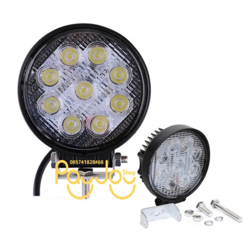 lampu tembak jeep truk mobil 27watt