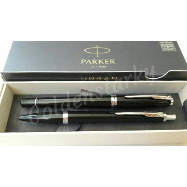 

Paket Parker Urban Black Cab CT: 1pcs Ballpoint + 1pcs Rollerball