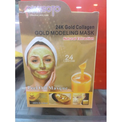 MASKER QIANSOTO BPOM GOLD / EMAS - MASKER LUMPUR GOLD