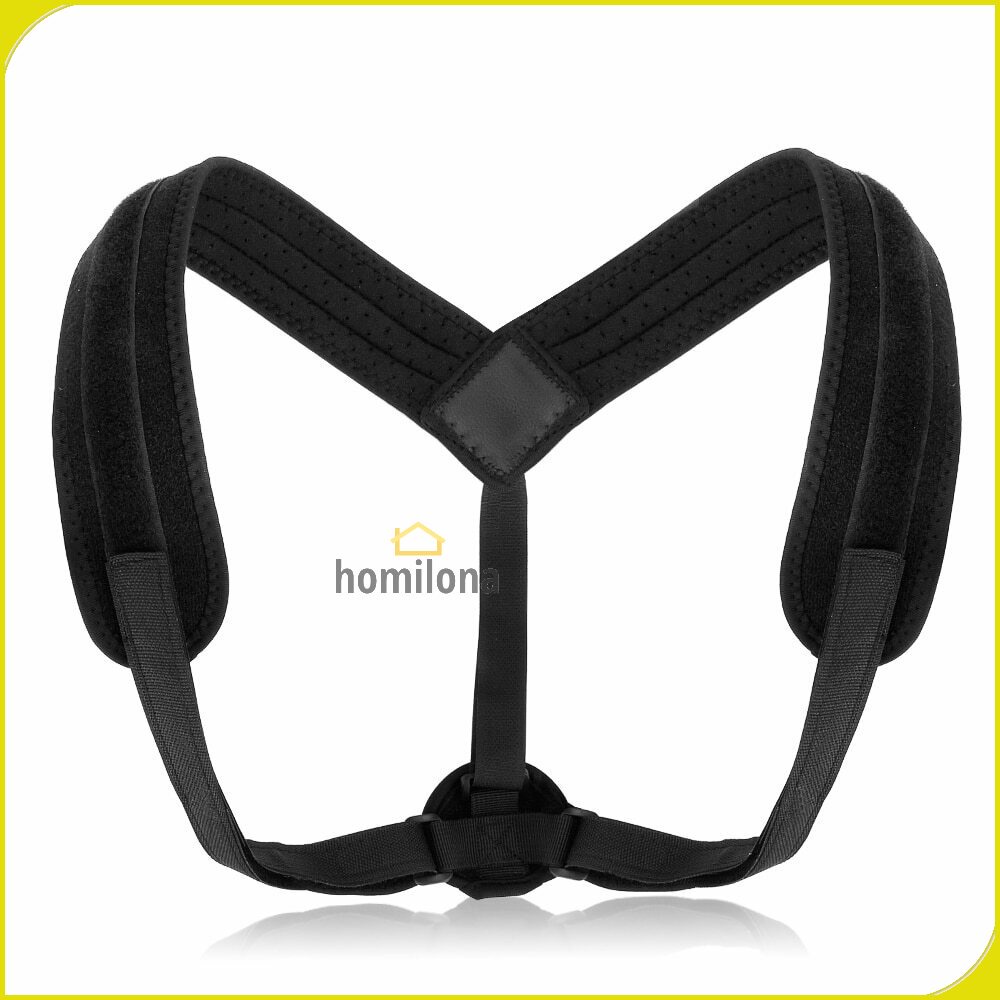 Tali Korektor Postur Punggung Body Harness Support Belt 90-110cm Size L - 10223 - Black