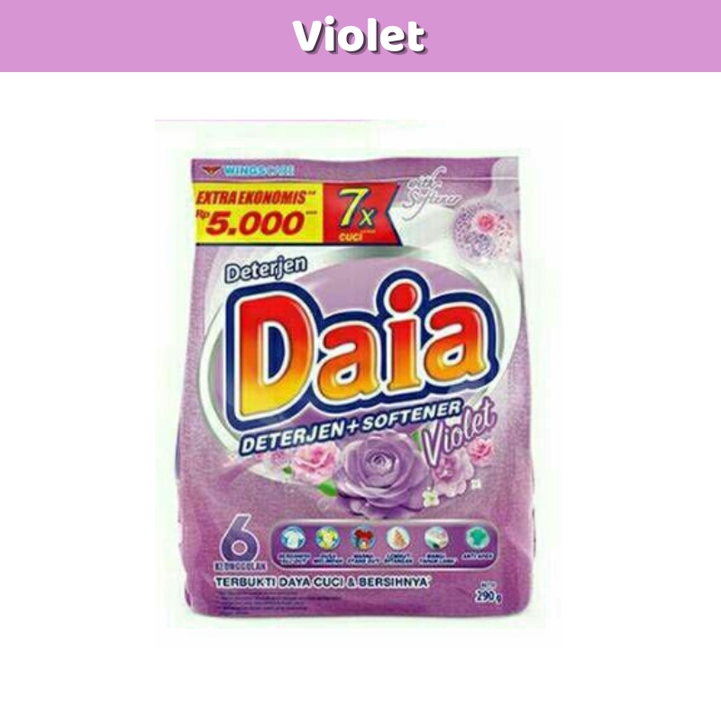 Daia Powder Detergent Gusset Bag 290gr