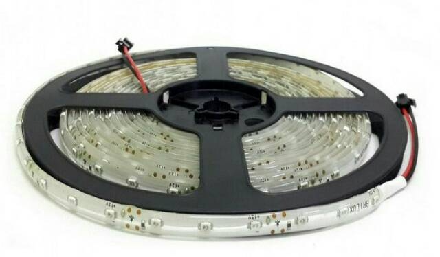 1ROLL 5 METER LED STRIP BIRU AKI 12V SMD 2835 2538 IP44 OUTDOR + PEREKAT LAMPU LED HIAS FLEXIBEL