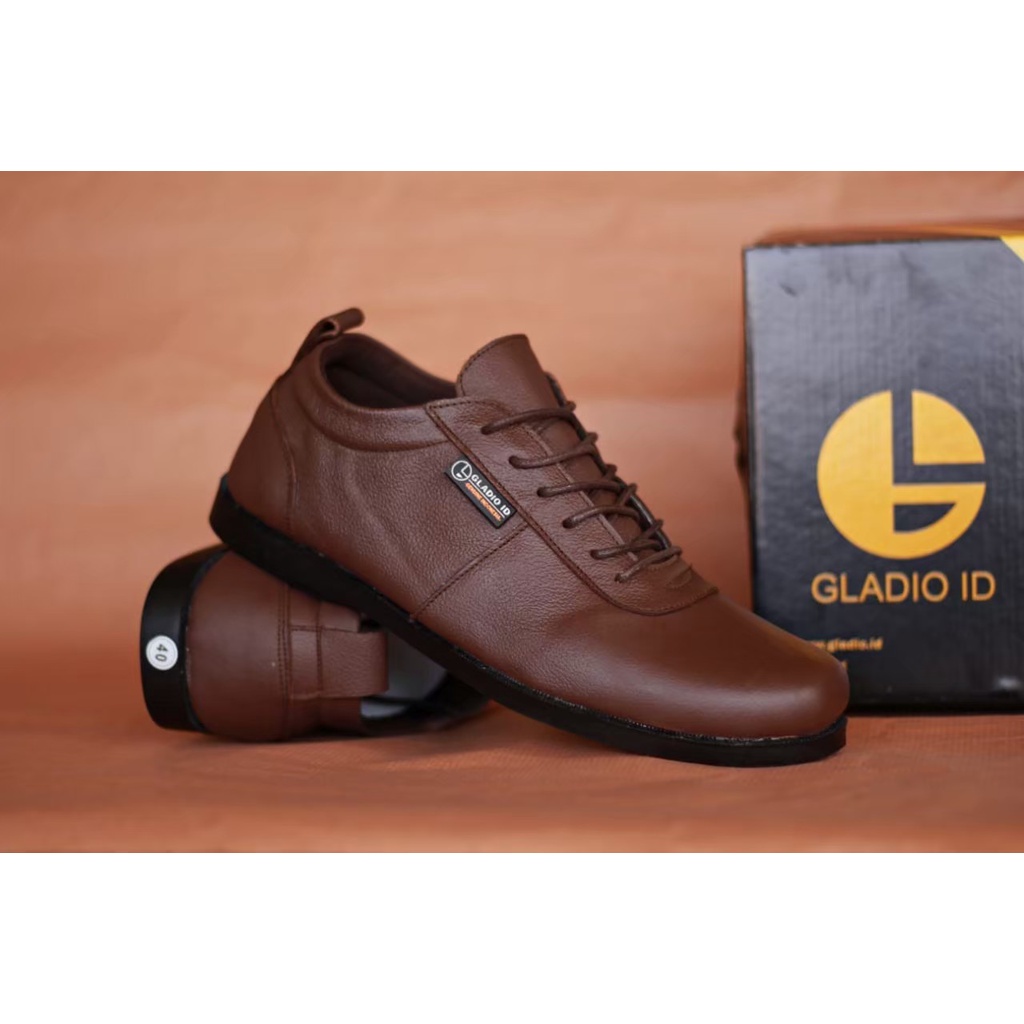 HDS x GLD - Sepatu Formal Pria Casual Kantoran Nikahan Kulit Syntetis Asli Original Sepatu Pantofel Pria Resmi Formal Hitam Coklat Gaya Trendy Kasual Kantor Kuliah Pesta Nikah Kondangan Gereja Kerja PNS Guru Kekinian Terlaris Terbaru Murah