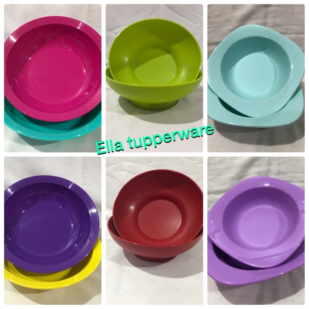 Small Crisendo Plate , Piring Makan dan MangkUkuran:Bowl Cekung [ Ella Tuppy Tuperware ]