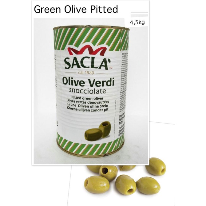 

Green Olived Pitted 4,5Kg