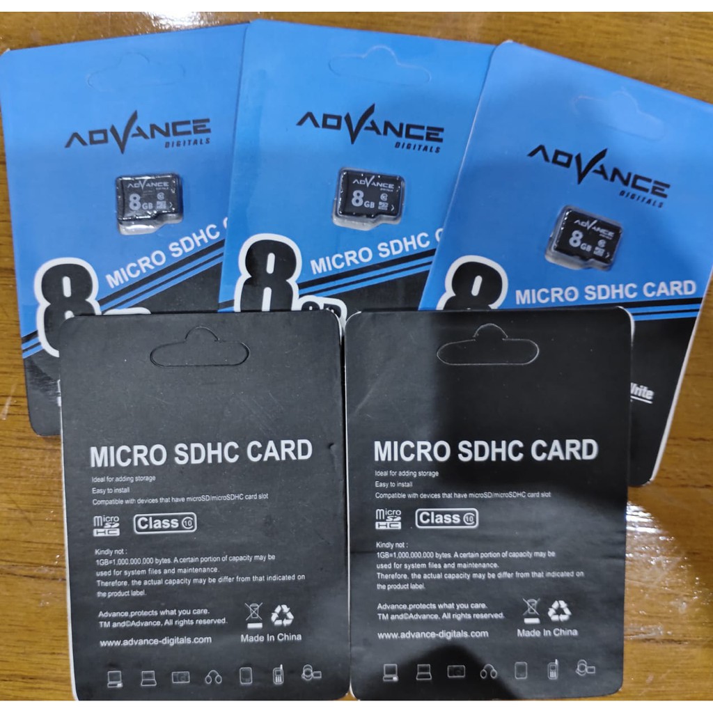 MICRO SDHC ADVANCE 8GB, 16GB, 32GB CLASS10 MEMORY CARD