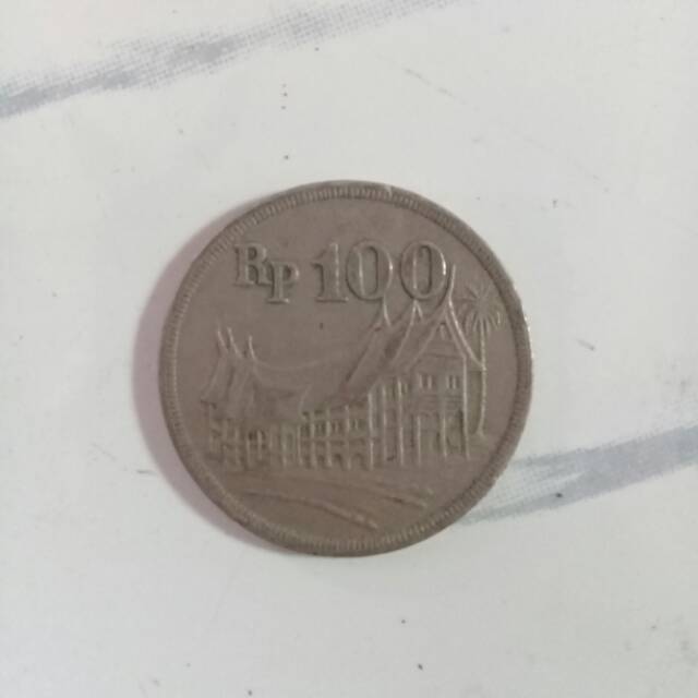Uang Koin Lama Rp.100. Tahun 1973