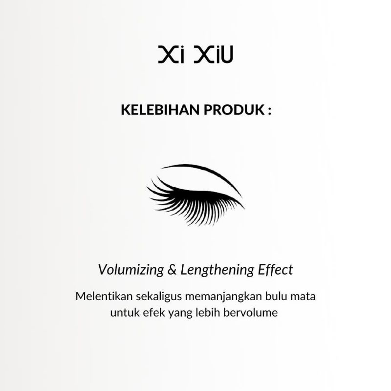 XI XIU Divine 2 in 1 Mascara Eyeliner | xi xiu divine mascara &amp; eyeliner 2in 1 - xixiu divine mascara &amp; eyeliner 2in1 - Maskara Xixiu - maskara xi xiu