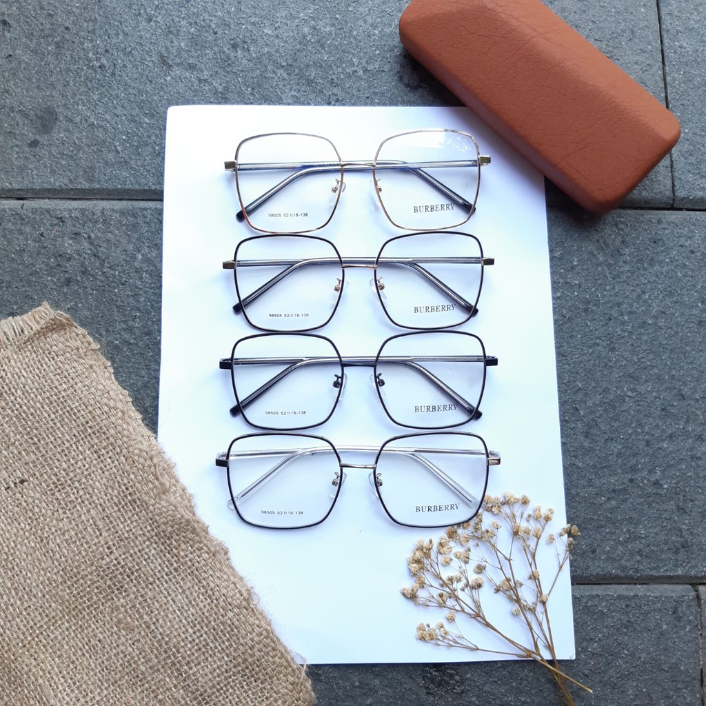 kacamata frame wanita pria burberry bb98505