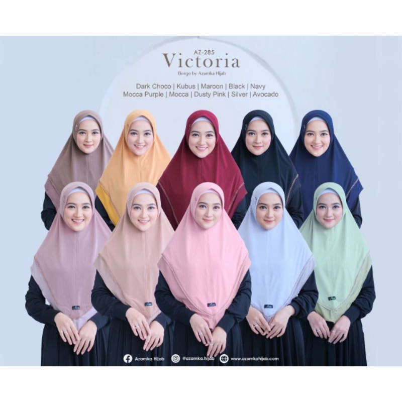 JILBAB INSTAN BERGO VECTORIA AZAMKA