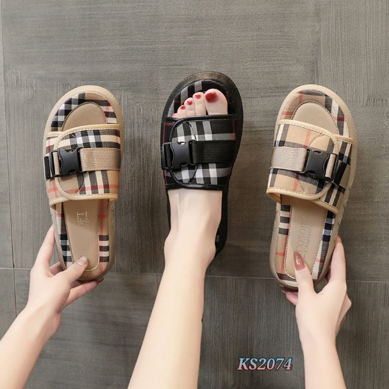 SLIPPER WEDGES FASHION BERRY KANOSUE SERIES KS2074 IQ #Realstock