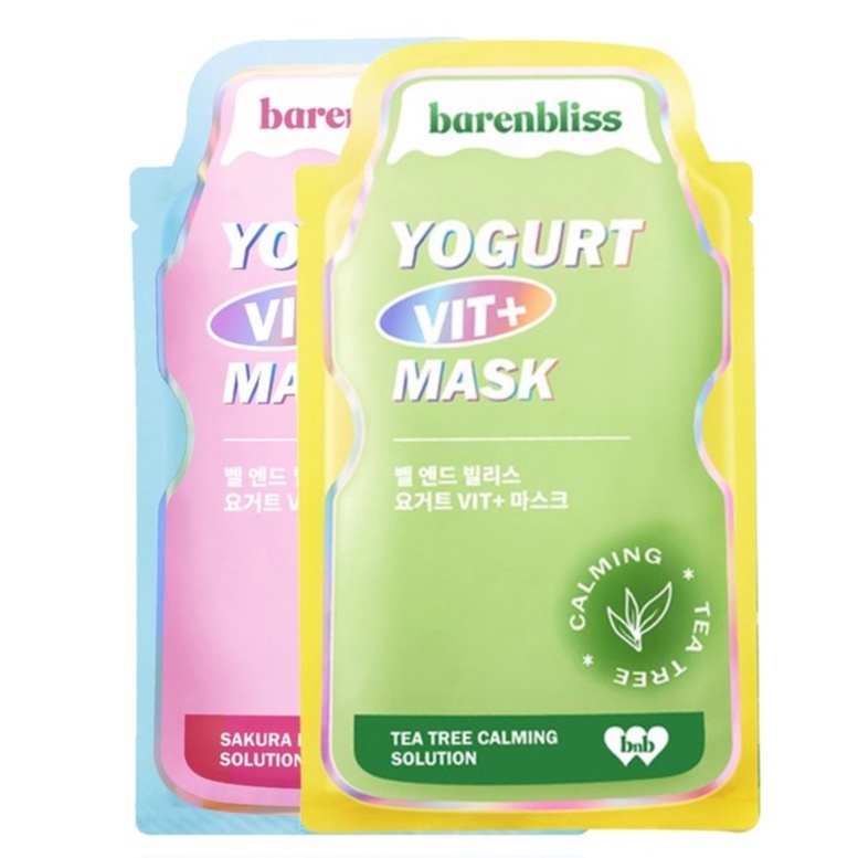 BNB Barenbliss Yogurt Vit+Mask - Sheet Mask Korea Essence Serum Masker Wajah