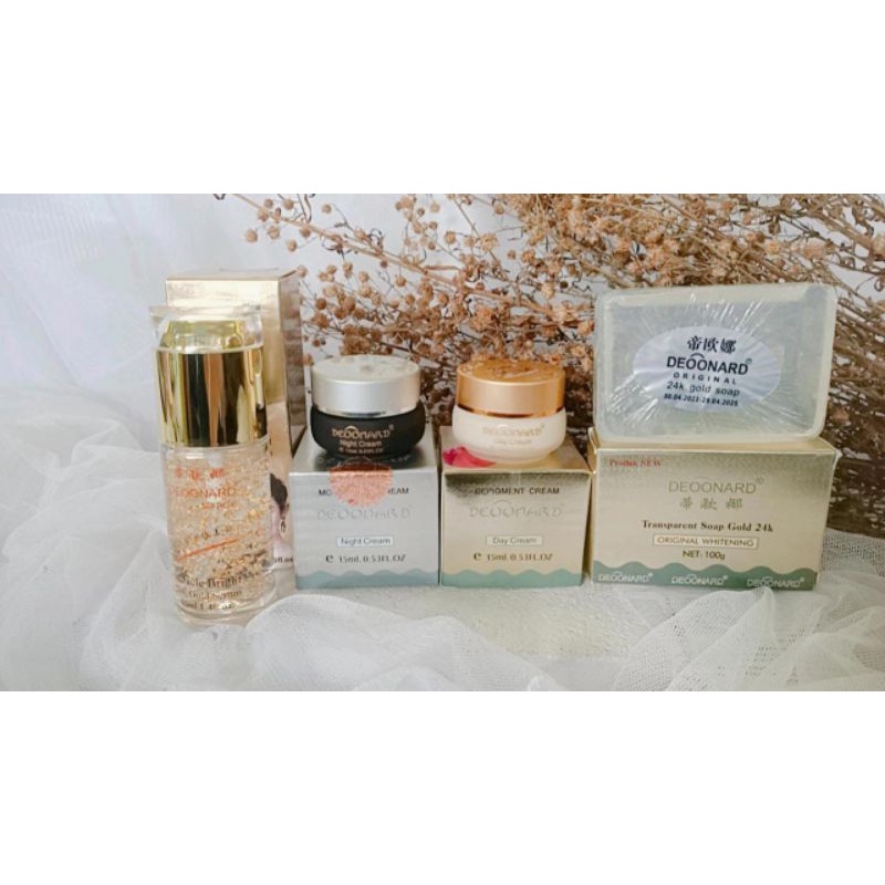 READY !!! PAKET WAJAH CREAM DEONARD GOLD BPOM